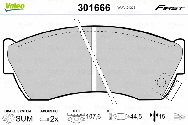 Brake Pad Set, disc brake