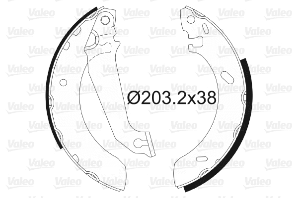 Brake Shoe Set (562086)