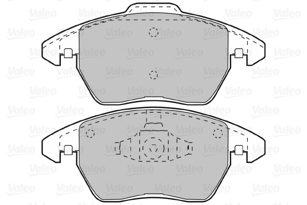 Brake Pad Set, disc brake (598715)