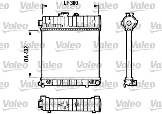 Radiator, engine cooling (731804)