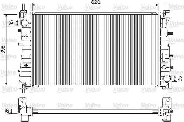 Radiator, engine cooling (733203)