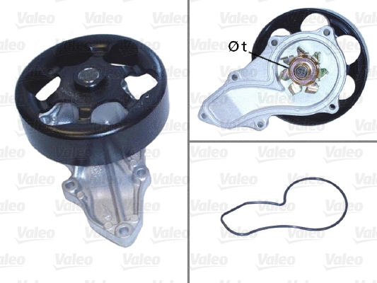 Water Pump, engine cooling (506810)