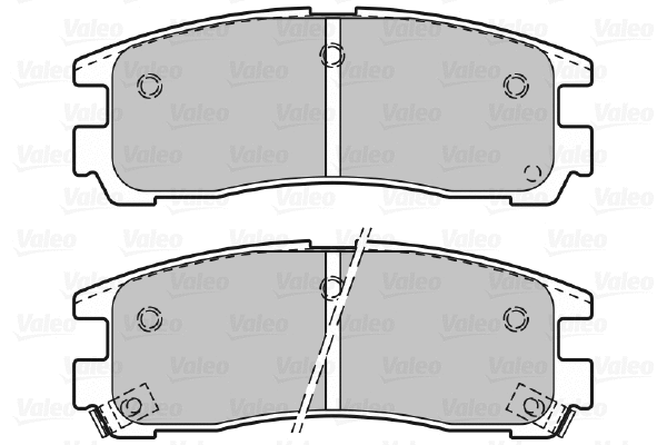 Brake Pad Set, disc brake (598834)