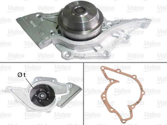 Water Pump, engine cooling (506644)