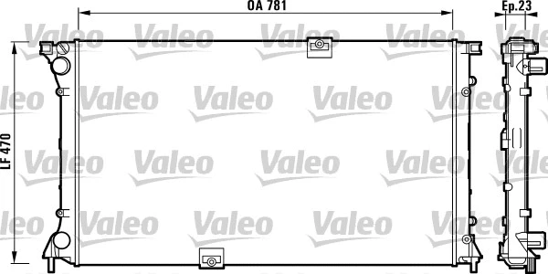 Radiator, engine cooling (732902)