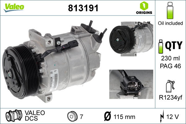 Compressor, air conditioning (813191)