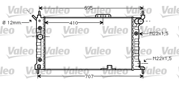 Radiator, engine cooling (734429)
