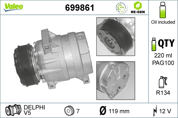 Compressor, air conditioning (699861)