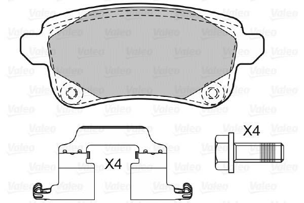 Brake Pad Set, disc brake (601484)
