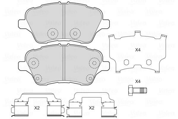 Brake Pad Set, disc brake (601703)