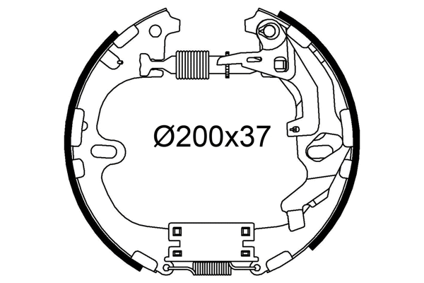 Brake Shoe Set (554981)