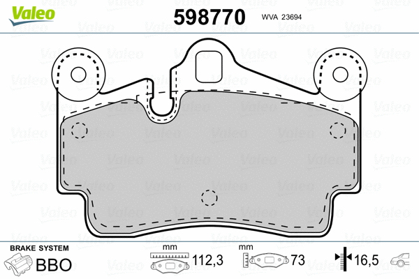 Brake Pad Set, disc brake