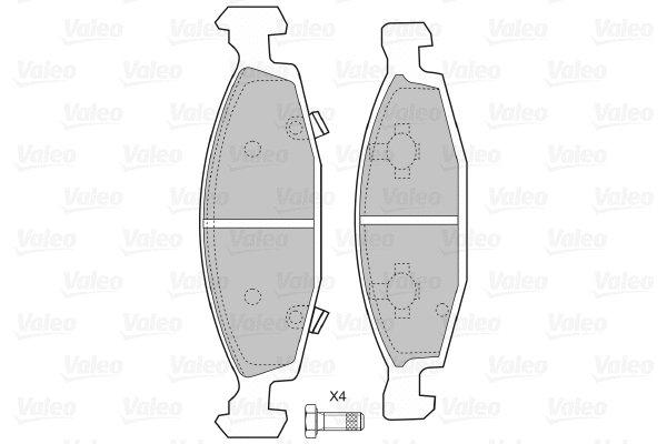 Brake Pad Set, disc brake (598510)