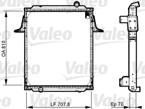 Radiator, engine cooling (733538)