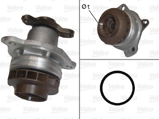 Water Pump, engine cooling (506902)