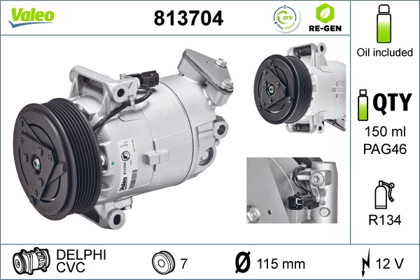 Compressor, air conditioning (813704)