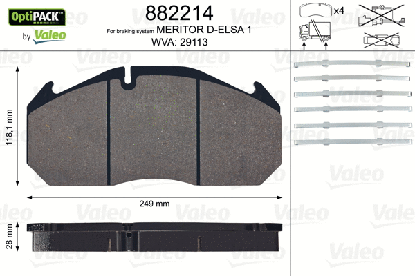 Brake Pad Set, disc brake