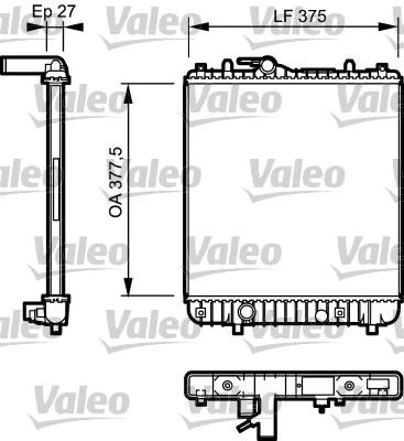 Radiator, engine cooling (734330)