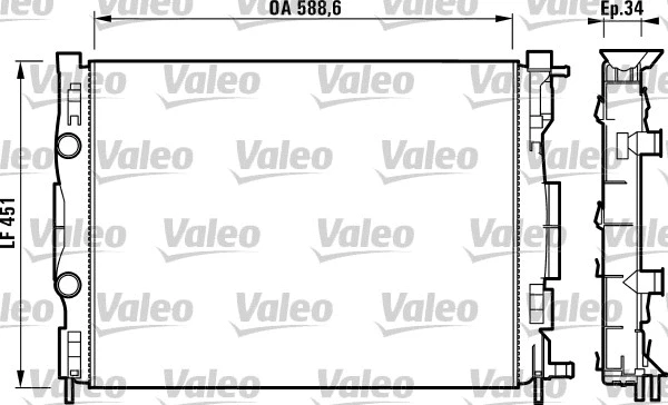 Radiator, engine cooling (732871)