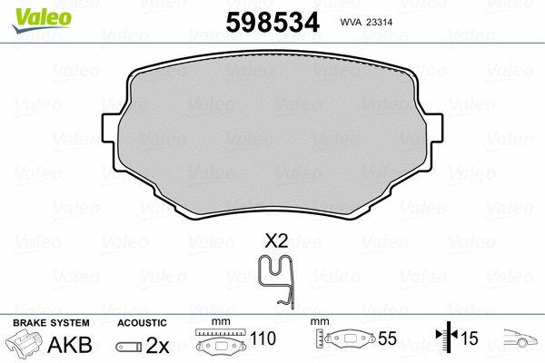 Brake Pad Set, disc brake