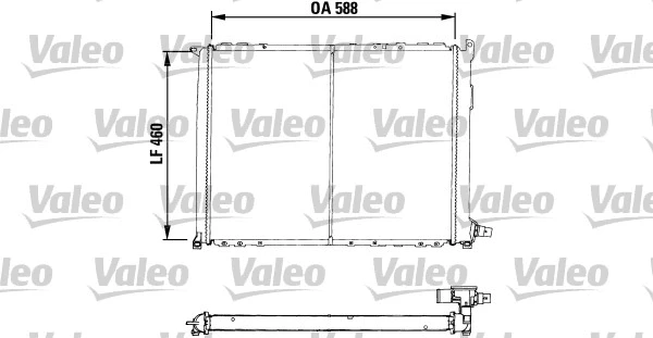 Radiator, engine cooling (730549)