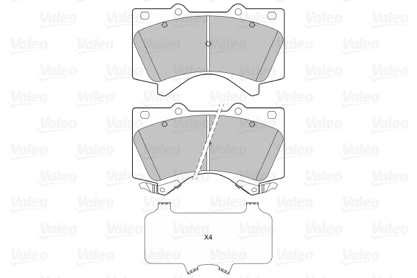 Brake Pad Set, disc brake (601339)