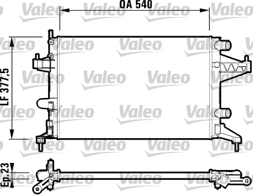Radiator, engine cooling (732825)