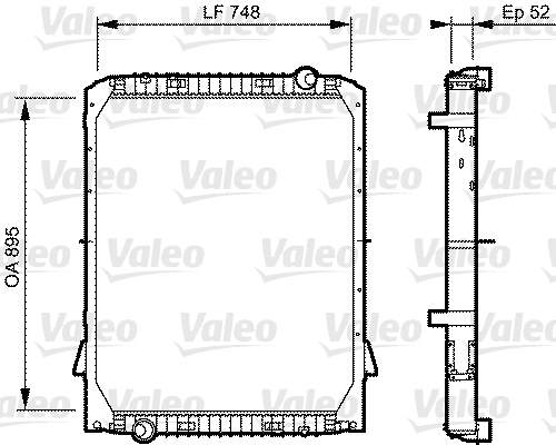 Radiator, engine cooling (733482)