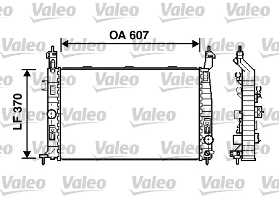 Radiator, engine cooling (734385)