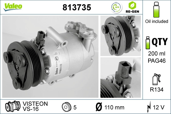 Compressor, air conditioning (813735)
