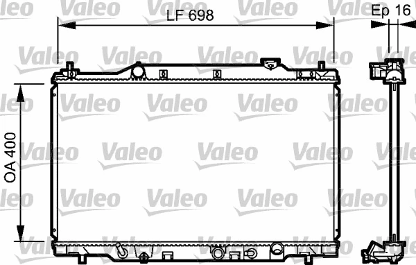 Radiator, engine cooling (734478)