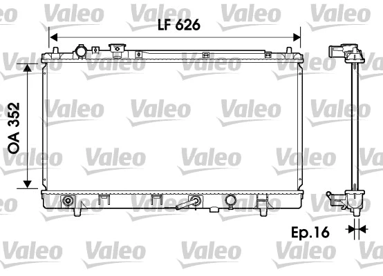 Radiator, engine cooling (734126)