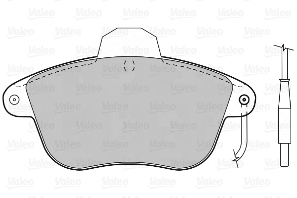 Brake Pad Set, disc brake (598280)