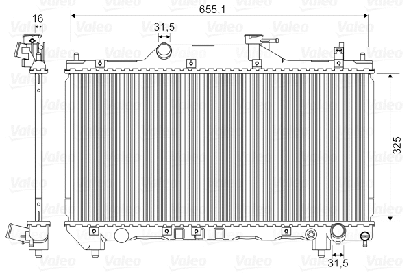 Radiator, engine cooling (734401)