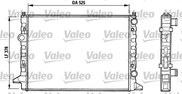 Radiator, engine cooling (731007)
