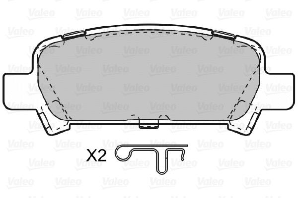 Brake Pad Set, disc brake (598895)