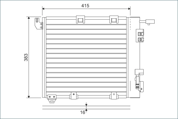 Condenser, air conditioning (817506)