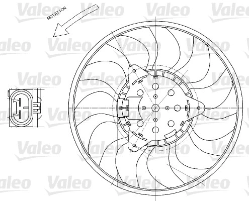Fan, engine cooling (696029)