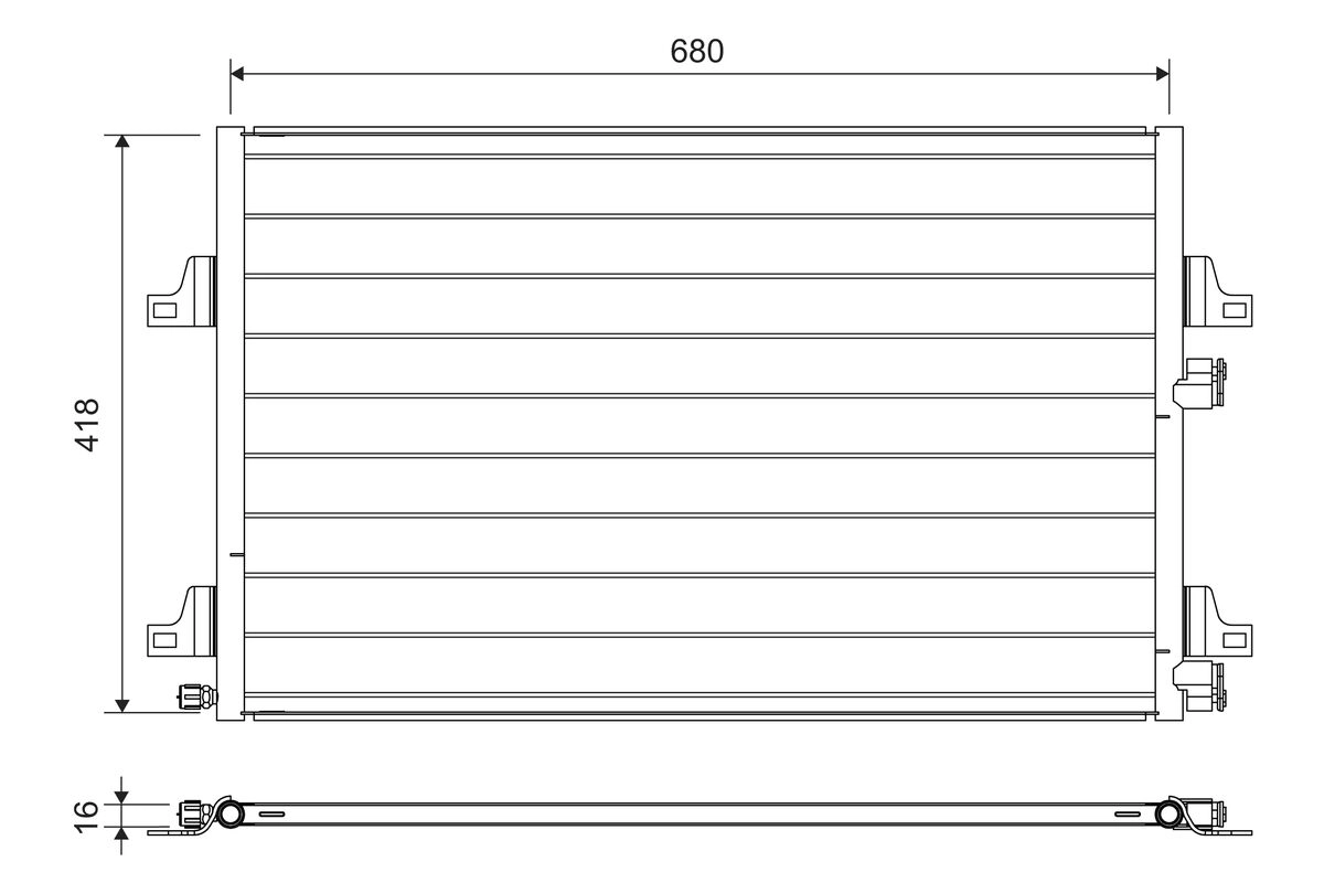 Condenser, air conditioning (817731)