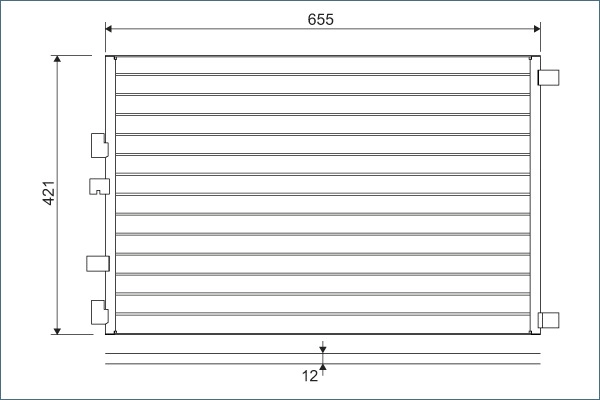 Condenser, air conditioning (818002)