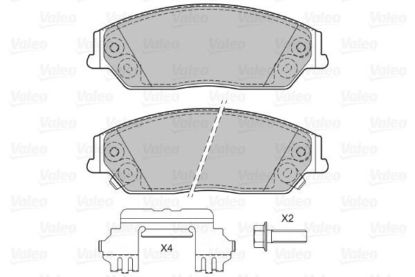 Brake Pad Set, disc brake (601333)