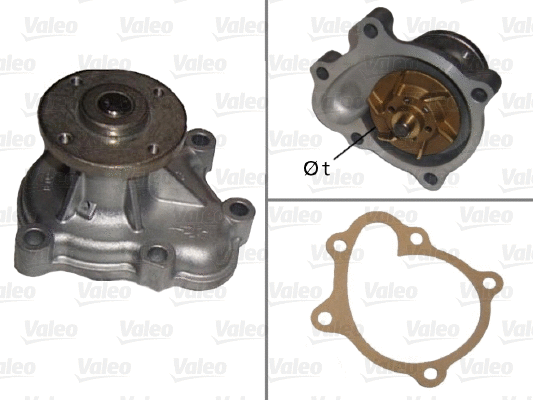 Water Pump, engine cooling (506482)
