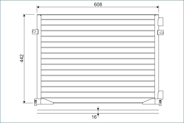 Condenser, air conditioning (817577)