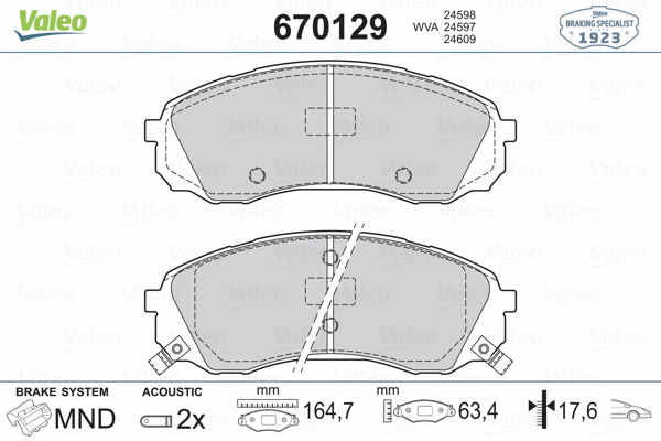 Brake Pad Set, disc brake