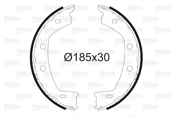 Brake Shoe Set, parking brake (564198)