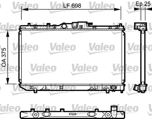 Radiator, engine cooling (735075)