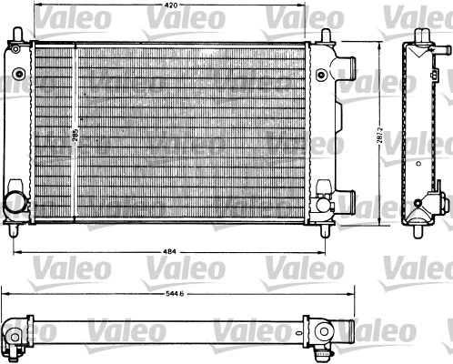 Radiator, engine cooling (883759)
