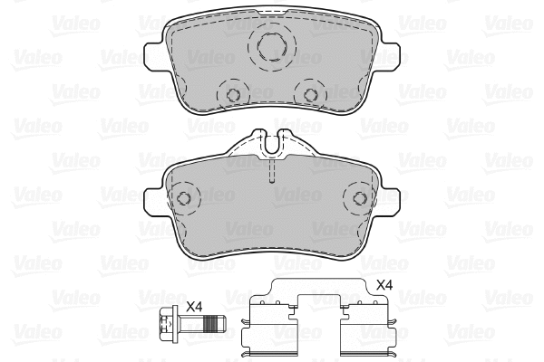 Brake Pad Set, disc brake (601341)