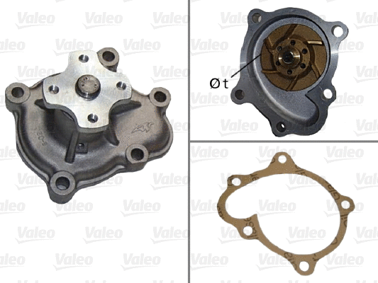 Water Pump, engine cooling (506483)