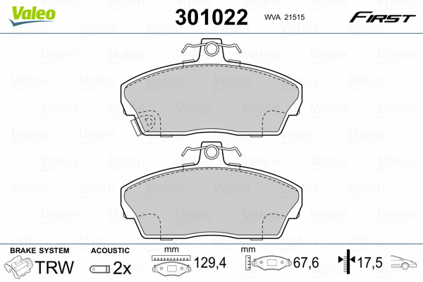 Brake Pad Set, disc brake